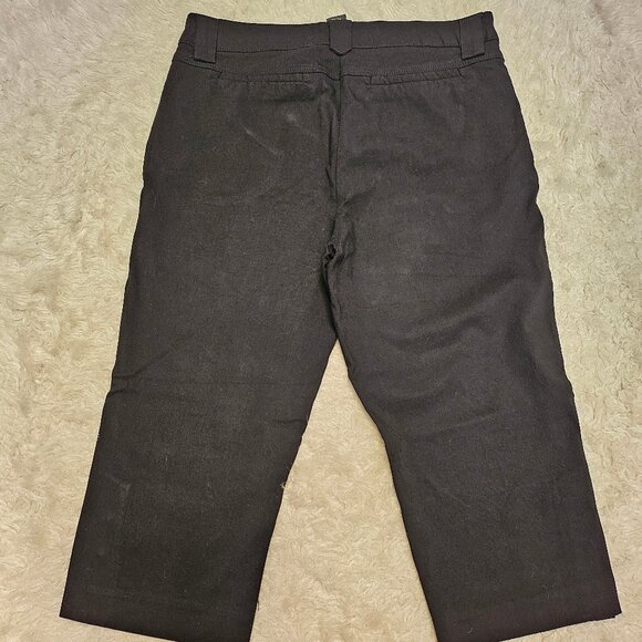 89th Madison Women's Black Capri Pants Size: 8 - Picture 3 of 8